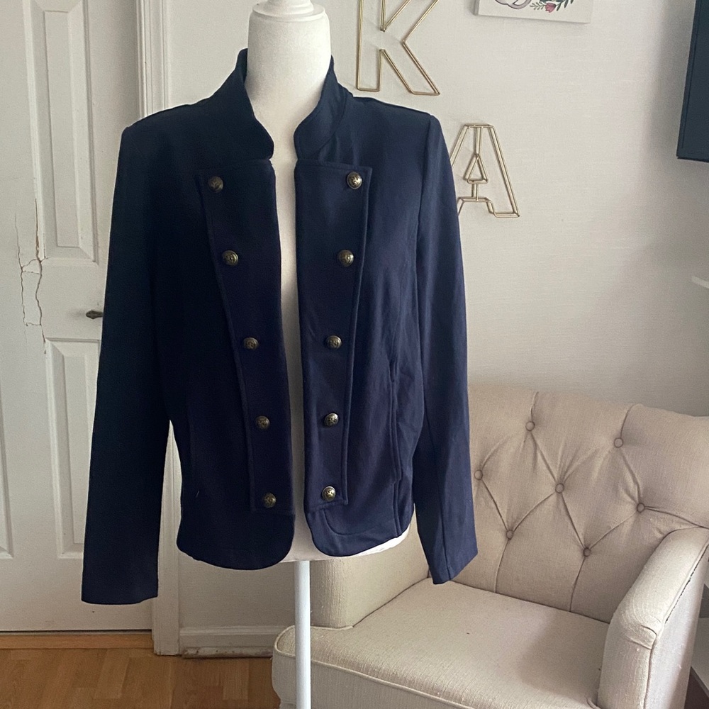 Tommy Hilfiger Midnight Blue Double-Breasted Blazer